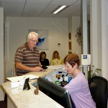 West Lakes Reception Desk